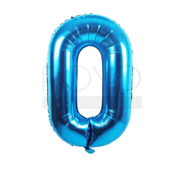 ספרה 0 כחול 34"