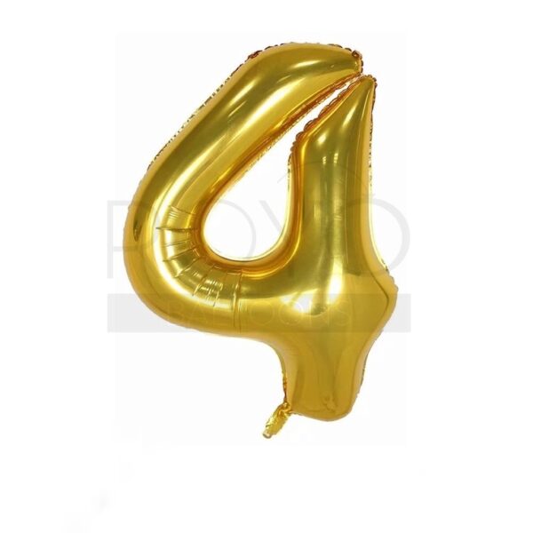 ספרה 4 זהב 34"