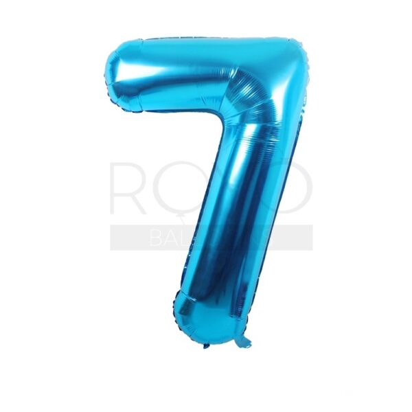 ספרה 7 כחול 34"