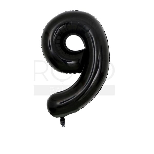 ספרה 9 שחור 34"