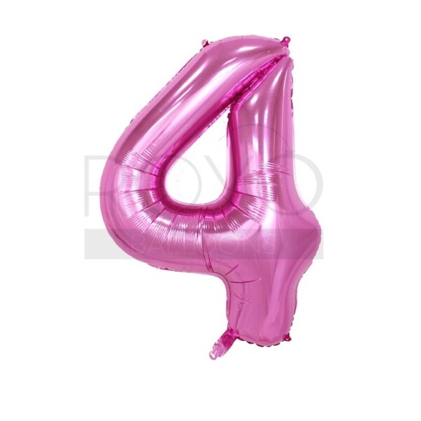 ספרה 4 ורוד  34"